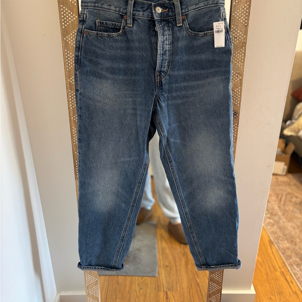 Women mom Blue Jeans